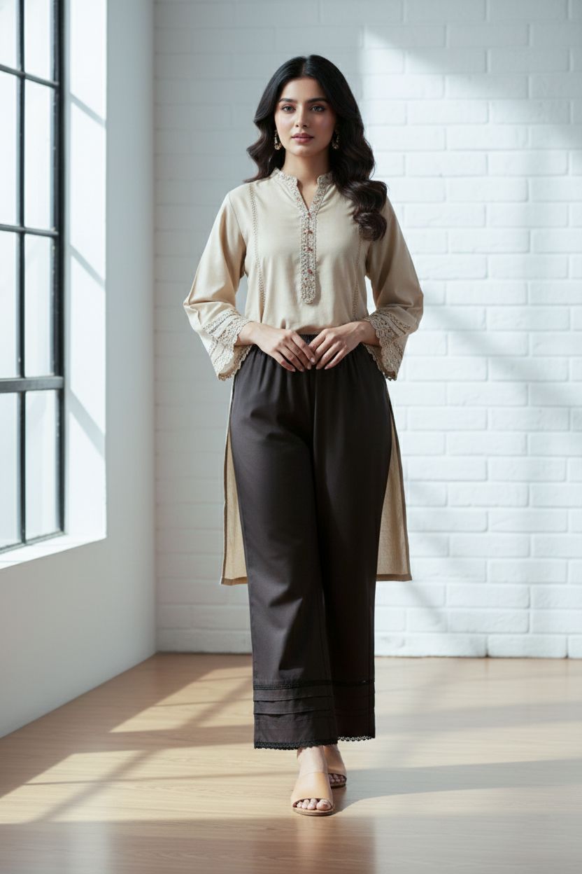 FANCY TROUSER BT-024 BLACK KHAS STORES 