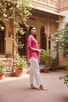 FANCY TROUSER BT-024 WHITE KHAS STORES 