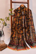 Jacquard Cotton Net Dupatta KOE-2667 Embroidered KHAS STORES 
