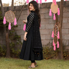 Angrakha Black Suit Set