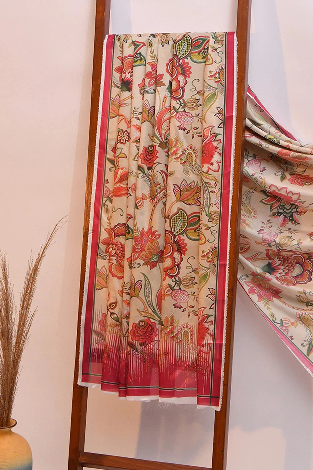 Silk Dupatta KSE-2466 Embroidered KHAS STORES 