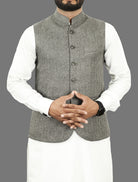 WAISTCOAT WCAB-003 Dark Grey Waist coats FASSTIMEN 