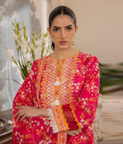 Shirt Trouser Dupatta - Pink - Lawn Suit - 1102