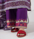 Shirt Shalwar Dupatta - Purple - Lawn Suit - 0196
