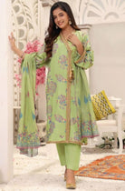 3 piece viscose silk block print - Allure